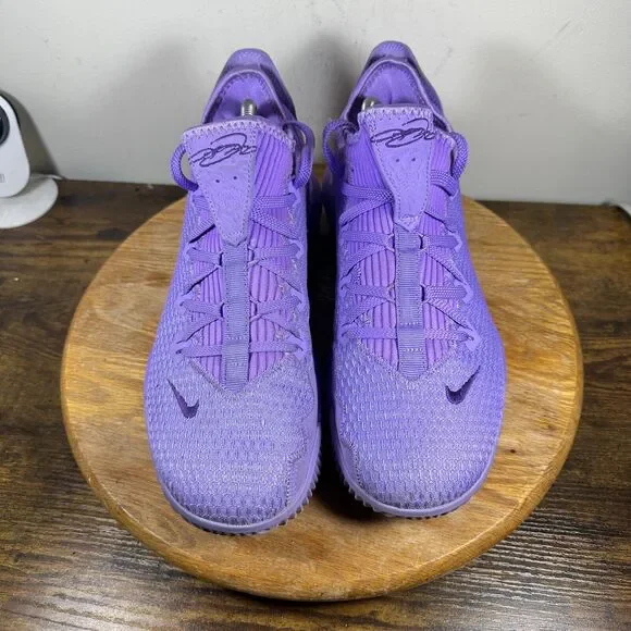 Nike LeBron 16 Low Atomic Purple Basketball Shoes 2019 Men's Size